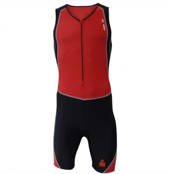 Ironman men's trisuit Sleeveless red-black IMVO2TRISUITSLE